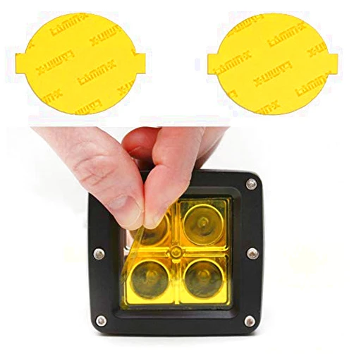 Lamin-x Custom Fit Yellow Fog Light Covers for Subaru Outback (08-09)