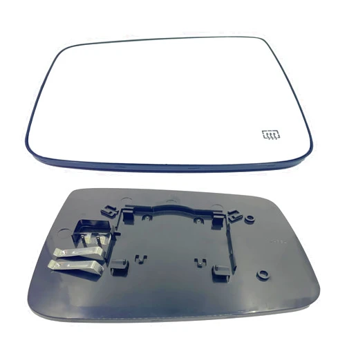 Danbojit Ram Driver Left Side Heated Mirror Glass Compatible with Dodge Ram 1500 2500 2009-2018 Left Power Heated Convex Mirror Glass 68050299AA, 68079363AA