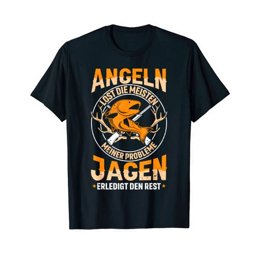 Kleidung zum Angeln & Jagen Für Angler & Jäger Funny hunting, hunting and fishing, saying, fishing and hunters gift T-Shirt