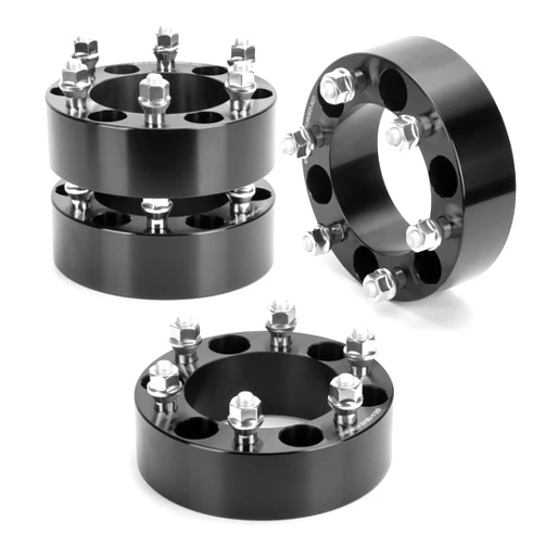 dynofit 4PCS 6x5.5 Wheel Spacers for Toyota 4Runner Tacoma FJ Cruiser, 2 inch 6 Lug Wheel Spacer with 12x1.5 Extended Lug Nuts 108mm Hub Bore, Forged Spacers Fit Tundra GX460 GX470 Sequoia Fortuner
