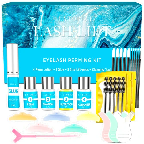 LATORICE Lash Lift Kit for Eyelash Lamination: Natural Lash Curling & Lifting - Salon Quality Eyelash Lift Kit at Home (27ML)