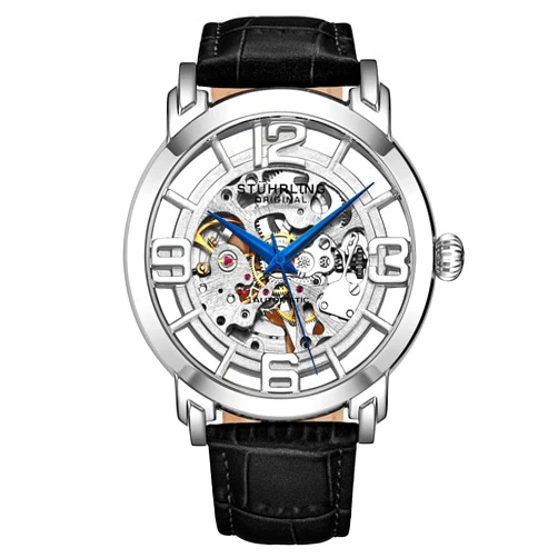Stuhrling Original Skeleton Watches for Men - Mens Automatic Watch Self Winding Mens Dress Watch - Mens Winchester 44 Elite Watch Mechanical Watch for Men