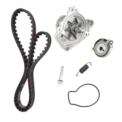 Henge Auto Timing Belt Kit with Water Pump,Tensioner,Idler Pulley, and Bolt Compatible with 2001-2005 Civic,Replace # TCKWP312