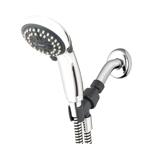 Waterpik Handheld Shower Head Eco Flow Low Flow Water Saving Shower 1.6 GPM, 4 Spray Modes, DIY Easy Installation, Chrome Finish, VBE-453