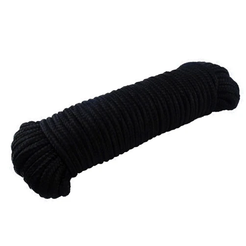 Donhouse High Strength 4 Inner Cords Nylon Rope 9mm Solid Braid Multipurpose Rope for Indoor and Outdoor Use,Camping, Swinging,Boat Docks,Sports,Backpacks and Construction,Moving (3/8