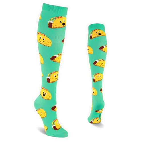 K. Bell Women's Fun Conversation Starter Knee High Socks-1 Pairs-Cool & Cute Pop Culture Gifts
