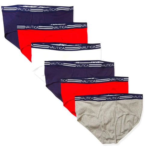 Nautica Men's Cotton Classic Multipack Briefs