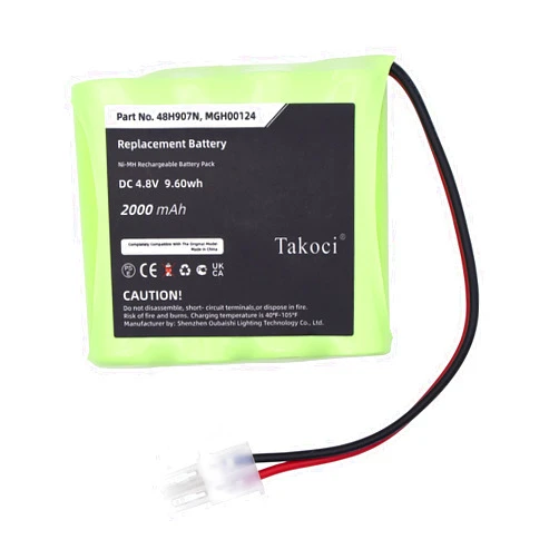 Gikysuiz Replacement Battery for Omron Hem 907 Series IntelliSense Professional Digital Blood Pressure Monitor fits Part Number 48H907NE 48H907N 4.8V/2000mAh