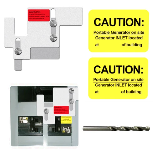 ZTTXL Generator Interlock Kit Compatible with Cutler Hammer Generator Interlock Kit for BR Series 150 and 200 amp Panels, 1 1/4-1 7/16 inches Spacing Between Main and Branch Breaker