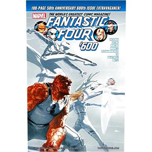 Jonathan Hickman,Gabriele Dell'Otto,Farel Dalrymple,Carmine Di Giandomenico,Steve Epting,Jimmy Yu,Rick Magyar,Gerry Alanguilan,Andy Troy,Paul Mounts,Java Tartaglia Fantastic Four (1998-2012) #600