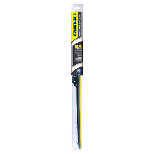 Rain-X 830126 Silicone Endura Wiper Blades, 26 Inch Windshield Wipers (Pack of 1), Automotive Replacement Windshield Wiper Blades With Two Times Longer-Lasting Resilient Silicone Rubber Squeegee