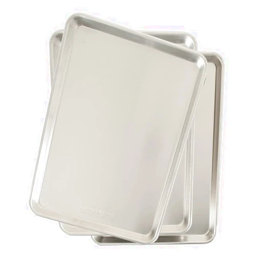 Nordic Ware Natural Aluminum Commercial Baker's Half Sheet (3 Pack)