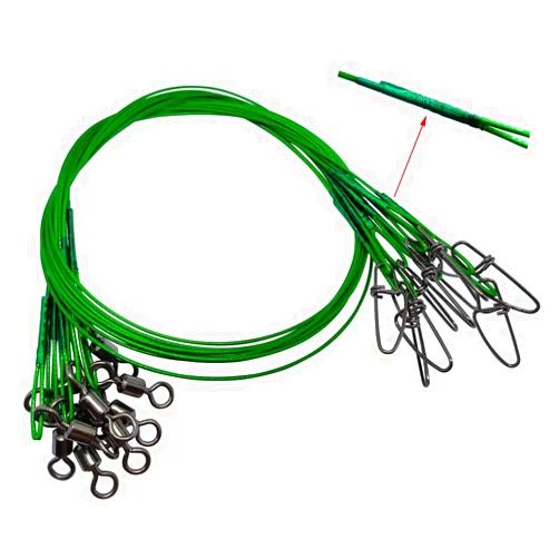 Unclesportinfof 25-30 PCS Stainless Steel Fishing Wire Leader Line,19.68