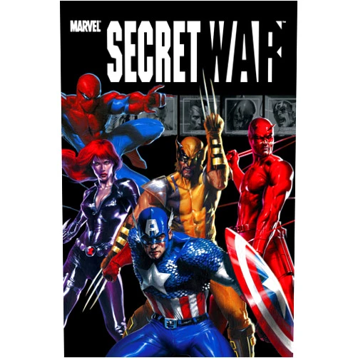 Brian Michael Bendis,Gabriele Dell'Otto,Brent Anderson,Michael Lark SECRET WAR BY BRIAN MICHAEL BENDIS OMNIBUS GABRIELE DELL'OTTO CLASSIC COSTUMES C OVER
