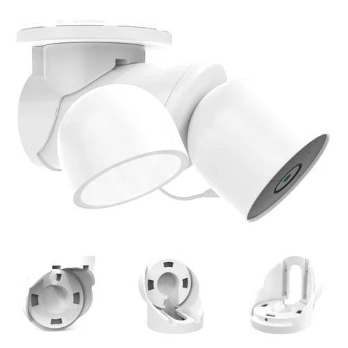 XLTTYWL Nest Flood Light Camera Outdoor Eave Mount Bracket Stability ABS Protective Case Eve Outdoor Cam Protection for Google Nest Cam with Floodlight Outdoor Camera