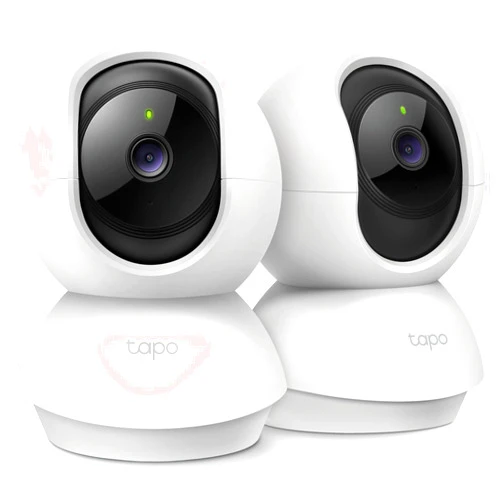 TP-Link Tapo 2K Pan/Tilt Security Camera for Baby Monitor, Dog Camera w/Motion Detection, 2-Way Audio Siren, Night Vision, Cloud&SD Card Storage, Works w/Alexa & Google Assistant, 2-Pack (Tapo C210P2)