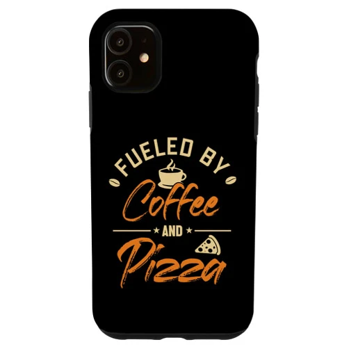 Kit Pizza Maker Baker Costume Stone For Oven Gifts iPhone 11 Fueled by Coffee and Pizza Chef Baker Pizzaiolo Pizza Maker Case