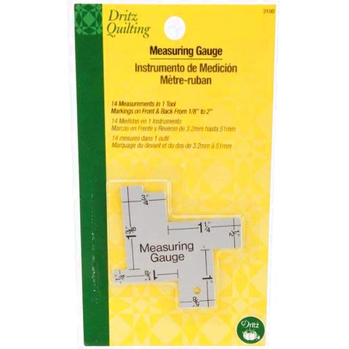 Dritz Quilting 14 In 1 Measuring Gauge-1/8