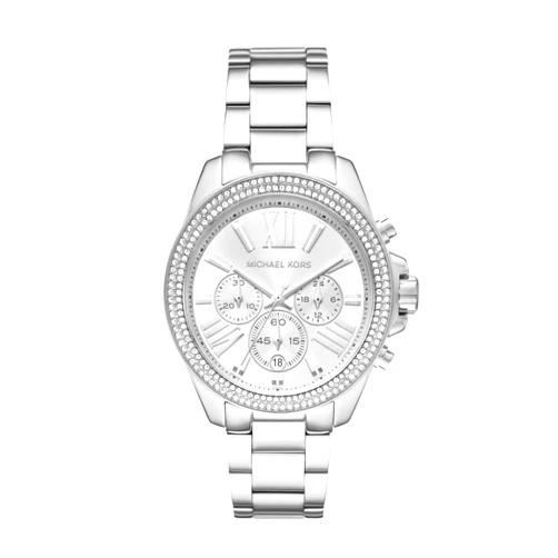 Michael Kors Wren Women's Watch, Stainless Steel and Pavé Crystal Watch for Women