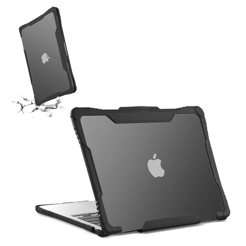 TechProtectus Rugged Laptop Sleeve with Keyboard Cover for Apple 13.6 Macbook Air 2022 M2, Black (TP-RBK-MA13M2)