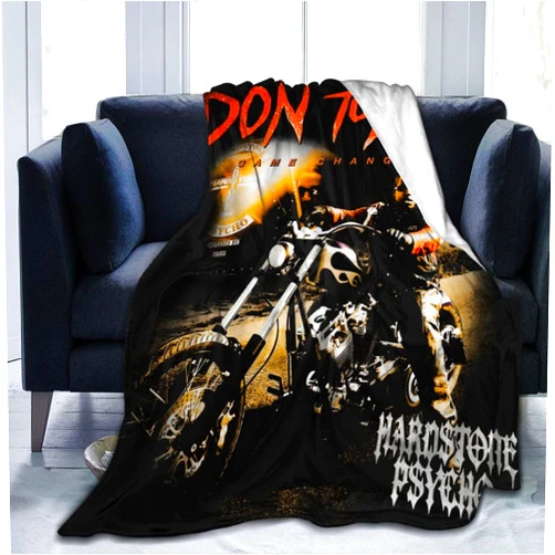 SUNZHI Blanket Don Musics Toliver Throw Flannel Blankets for Bed Sofa Room Couch Chair Camping Travel Lightweight Warm Soft Air Conditioning Blankets for All Seasons 40