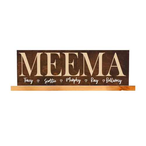 Generic Mother's Day Gift for Meema Mothers Personalized Custom Sign Mom Mommy