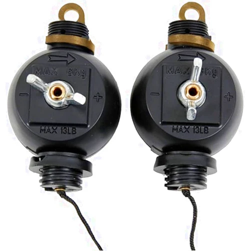 Generic Hydrolux Easy Roller Light Hanger Black YoYo Pair