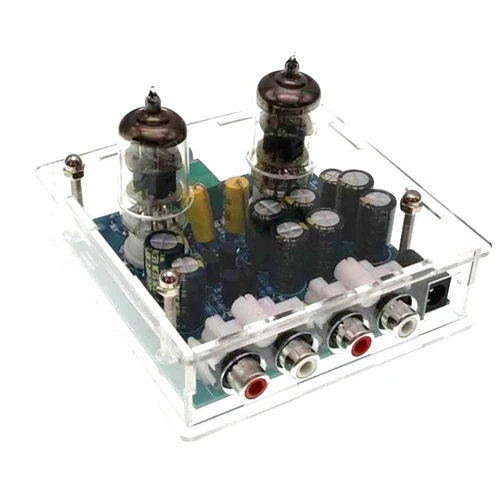 ZYZYZK 6J1 Valve Tube Preamp Amplifier Audio Board Amplificador Pre-Amp Bile Buffer DIY 2 Channel