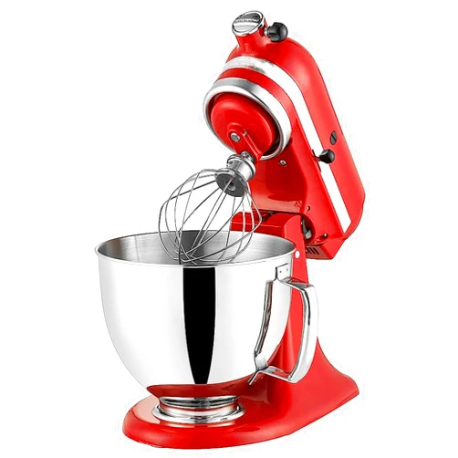 Visvold 5 QT Food-Grade 304 Stainless Steel Mixer Bowl fit for KitchenAid Artisan&Classic Series 4.5-5 Quart, Mixing Bowl with Anti-slip Handle for Kitchen Aid Tilt-Head Stand Mixer