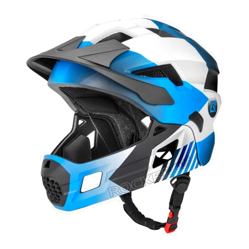 ROCKBROS Kids Bike Helmet Adjustable Detachable Full Face Bike Helmet for Children Bicycle, Skateboard, Scooter, Protective Gear