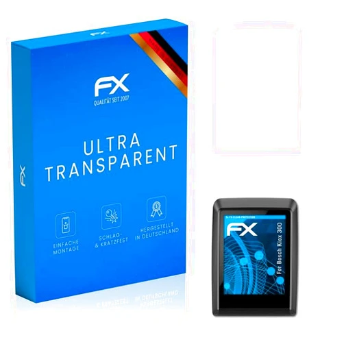 AtFoliX Screen Protection Film compatible with Bosch Kiox 300 Screen Protector, ultra-clear FX Protective Film (3X)