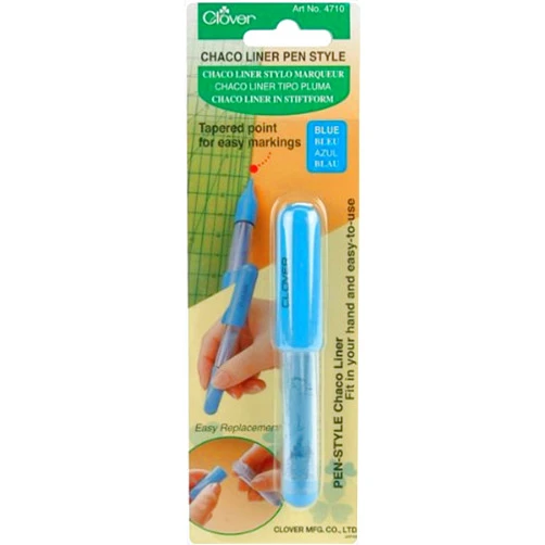Clover 4710 Pen Style Chaco Liner Blue