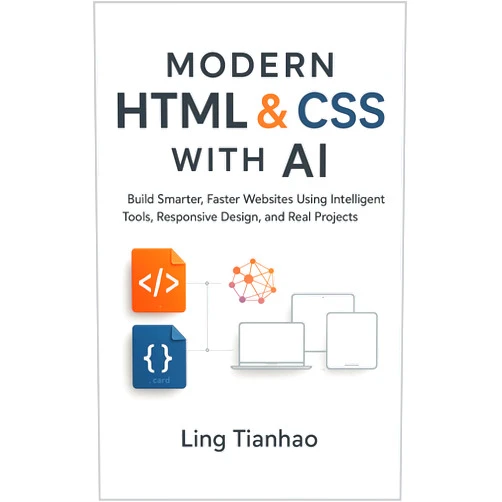 By Ling Tianhao (Author) Format: Kindle Edition Modern HTML & CSS with AI: Build Smarter, Faster Websites Using Intelligent Tools, Responsive Design, and Real Projects