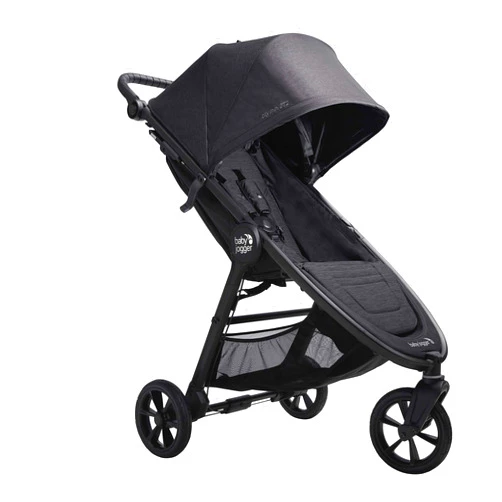 Baby Jogger City Mini GT2 All-Terrain Stroller, Black, Complete with Adjustable Handlebar, Hand-Operated Parking Brake, and car seat Adapter