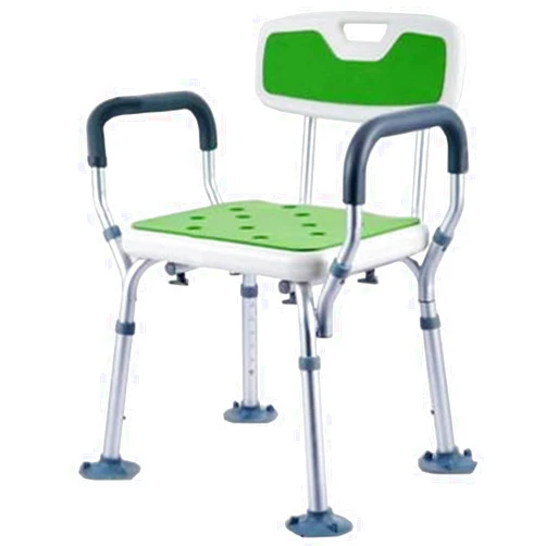 KYSZD-Benches Shower Chair Bath Seat/Adjustable Showering Stool Seat Bench/with Arms and Back Adjustable Height/for Disabled, Seniors, Bariatric
