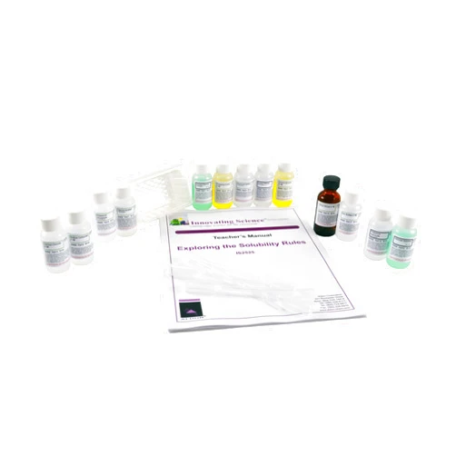 Innovating Science Exploring the Solubility Rules: A Guided Inquiry (Materials for 15 Groups)