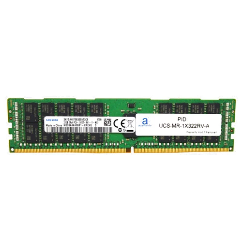 Adamanta 32GB (1x32GB) Server Memory Upgrade Compatible for Cisco Servers DDR4 2400MHz PC4-19200 ECC Registered Chip 2Rx4 CL17 1.2V UCS-MR-1X322RV-A DRAM RAM