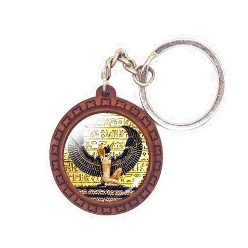 Luck Trader Ancient Egyptian Isis Keyring Keychain, Brown