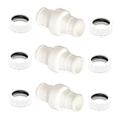 ATIE 360 Pool Cleaner Combo Kit - Hose Swivel 9-100-3002 & Nut 9-100-3109 (3 Pack) for Zodiac Polaris 360