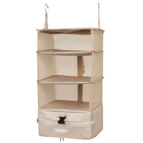 TABITORA Portable Hanging Travel Shelves Bag Packing Cube Organizer Suitcase Storage Large Capacity
