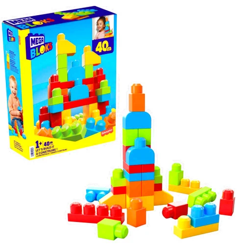 Mega Bloks Let's Build! Construction Toy for 1 Year Old and Up