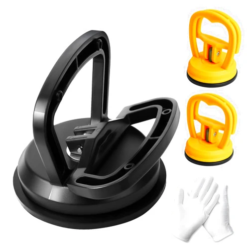 EPbamnez Dent Puller, Car Dent Puller Kit, 3 Pack Suction Cup Dent Remover Tool for Car, Powerful Dent Removal Kit for Cars Body, Flat and Smooth Objects, Glass, Screen, Ceiling Removal, Lifting Objects