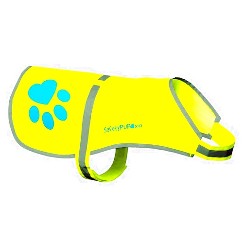 SafetyPUP XD Urban Dog Reflective Vest. Our Fluorescent Hi-Visibility Dog Jacket in Multi-Colors Helps to Safeguard Your PUP in The Outdoors On and Off Leash