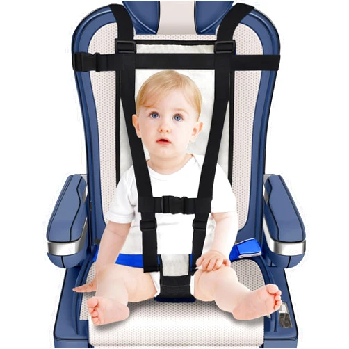 MOEVERLIW Airplane Safety Travel Harness for Child, Airplane Travel Essentials Kids, Toddler Travel Restraint - Provides Extra Safety for Children on Flights, Baby Travel Airplane Accessories