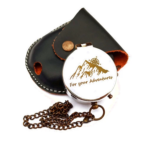 TSWO for Your Adventures... Pocket Compass Gifts for Adults & Kids, Engraved Compass Gift for Couple, Husband/Wife Gifts, Wedding Gifts