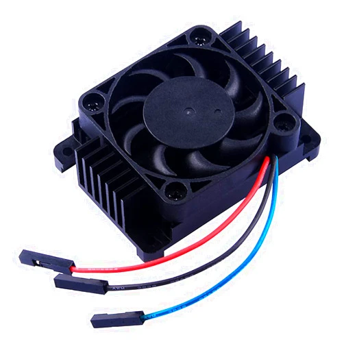 GeeekPi Aluminum Alloy Heatsink with PWM Fan for Raspberry Pi Compute Module 4, Passive Cooling Radiator with Speed Control Fan for Raspberry Pi CM4 Motherboard