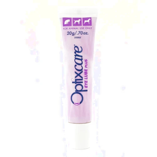 OptixCare Pet Eye Lube Plus + Hyaluron 20g for Dog Cat Horses