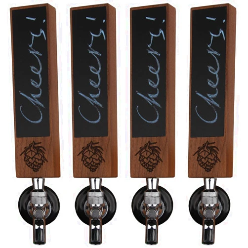 Fanfoobi Set Of 4-40 tap handle Chalkboard, Craft Beer Tap Handle Displays, 8