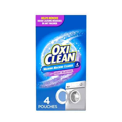OxiClean Washing Machine Cleaner with Odor Blasters, 4 Count