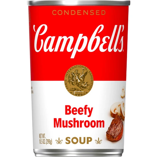 Campbell's Condensed Beefy Mushroom Soup, 10.5 Ounce Can